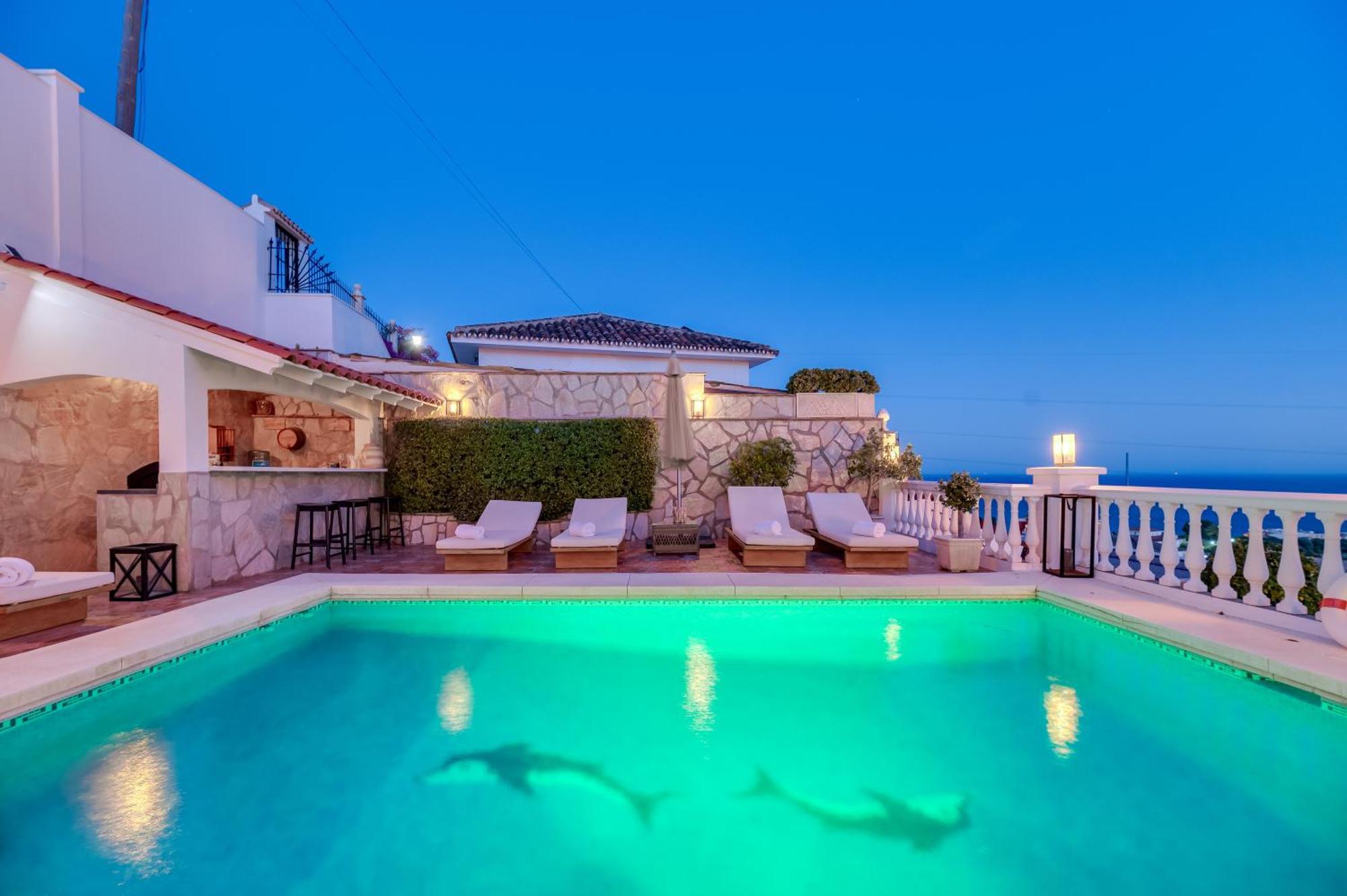 With Sea Views & Heated Pool