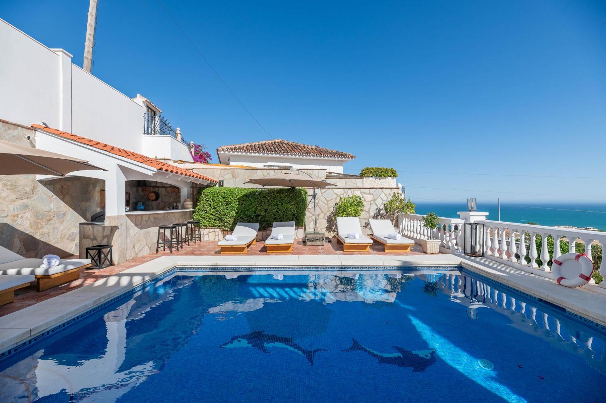 With Sea Views & Heated Pool