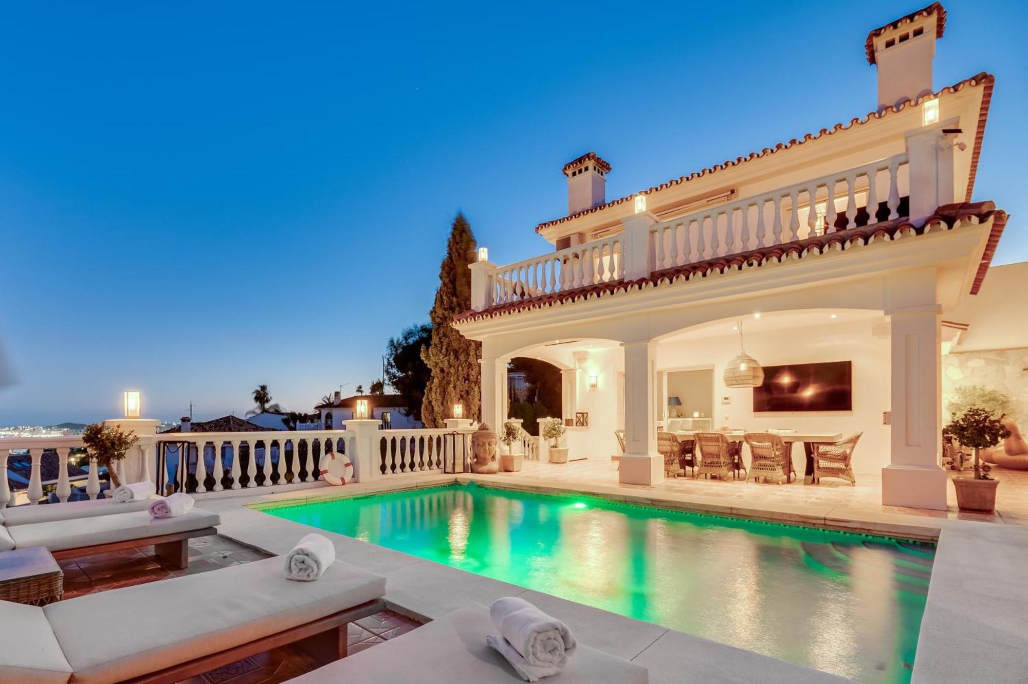 With Sea Views & Heated Pool